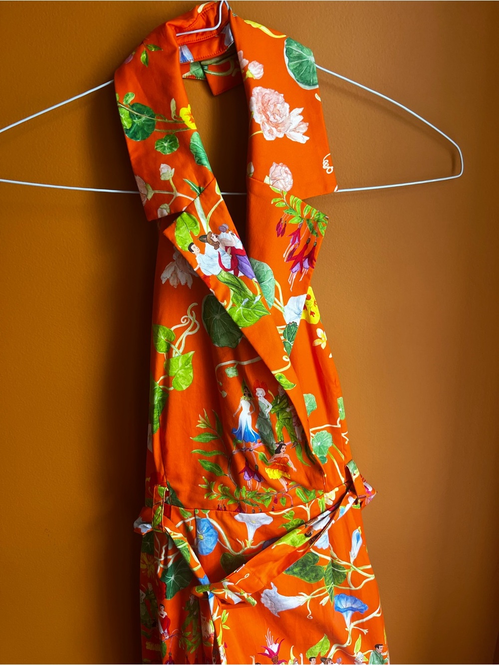Rachel Antonoff Bright Orange Garden Dress - Picture 5 of 5